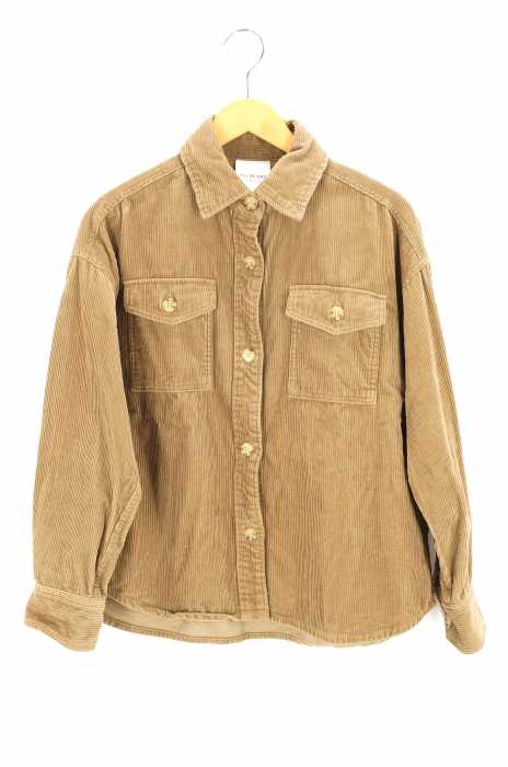 Ray BEAMS (レイビームス) コーデュロイ ビッグ シャツ レディース トップス
