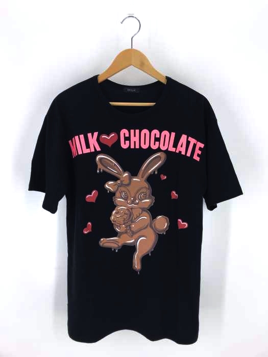MILK（ミルク） フロントプリント半袖カットソー メンズ トップス