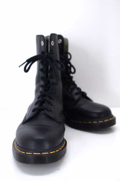 Y's × Dr.Martens （ワイズ × ドクターマーチン） 10ホール　レザーブーツ メンズ シューズ