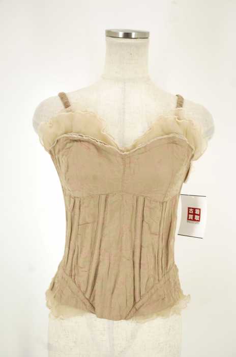 SCERVINO Street（シェルビーノストリート） シフォン地切替総柄ビスチェ レディース トップス
