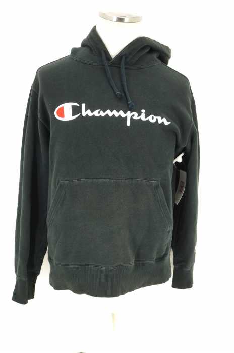 Champion （チャンピオン） LOGO COTTON PARKA  ロゴプリントプルオーバーパーカー メンズ トップス