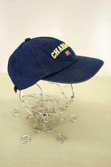 chari&co （チャリアンドコー） 6PANEL AECH LOGO デニムキャップ メンズ 帽子