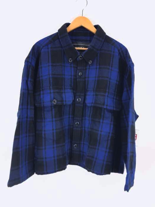 ANREALAGE(アンリアレイジ) ZOOM BLOCK CHECK SHIRT メンズ トップス
