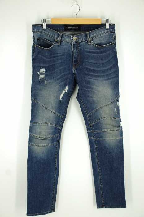 THREADWORKSHOP() ダメージ加工デニムパンツ レディース パンツ