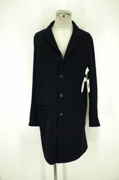 08sircus (ゼロエイトサーカス) 14AW ストライプウールコート メンズ アウター