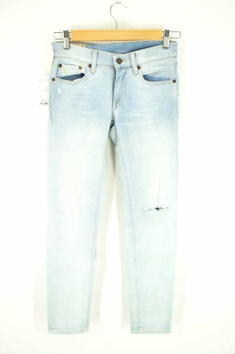 POLO RALPH LAUREN （ポロラルフローレン） TOMPKINS SKINNY CROP クラッシュ加工ストレッチスキニー レディース パンツ