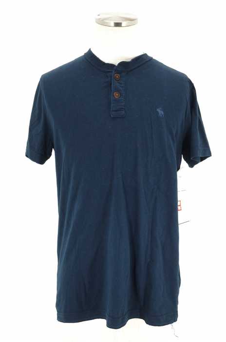 Abercrombie & Fitch （アバクロンビーアンドフィッチ） ヘンリーネック半袖Tシャツ メンズ トップス