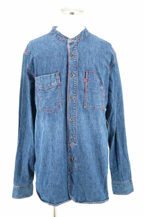 Levi's （リーバイス） ノーカラーデニムシャツ メンズ トップス