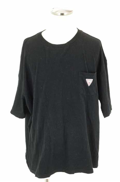 GUESS （ゲス） ポケットTシャツ ロゴ クルーネック カットソー メンズ トップス