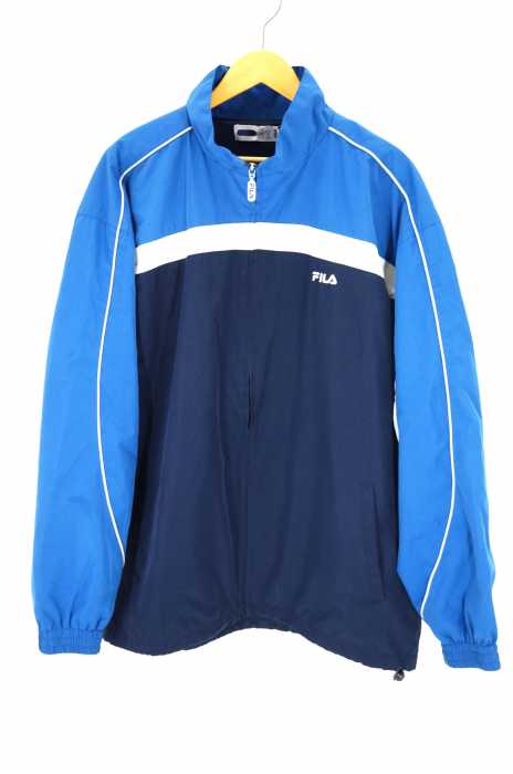 FILA（フィラ） マカオ製 ポリエステルジップジャケット メンズ アウター