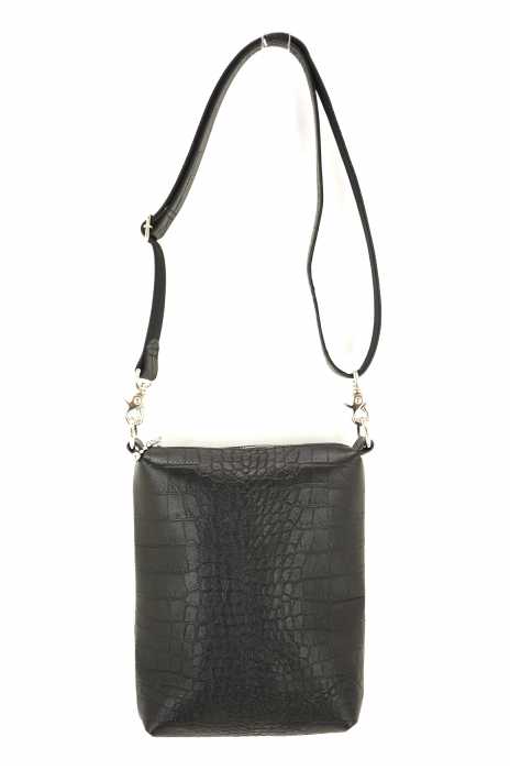 KAIKO (カイコー) LEATHER SHOULDER BAG CROCODILE クロコダイル型押しカウレザーショルダーバッグ メンズ バッグ