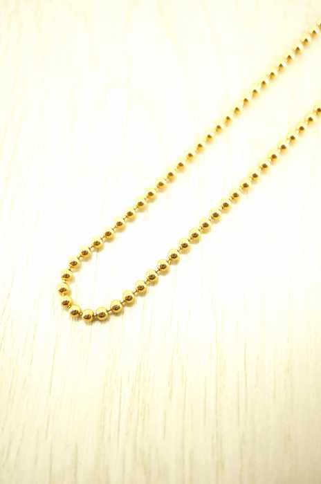 NEON SIGN (ネオンサイン) CURB CHAIN x BALL CHAIN NECKLACE メンズ アクセサリー