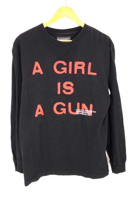 PLEASURES（プレジャーズ） GIRL IS A GUN プリント メンズ トップス