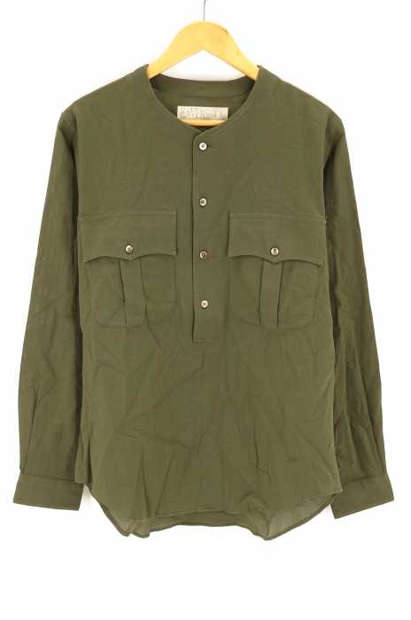 HAVERSACK （ハバーサック） ノーカラーシャツ メンズ トップス