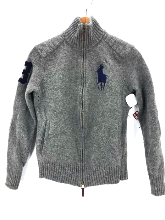 POLO RALPH LAUREN（ポロラルフローレン） ポニー刺繍ジップニット レディース トップス