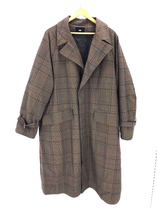 HARE（ハレ） ライナー付きオーバーサイズ比翼ダスターコート メンズ アウター