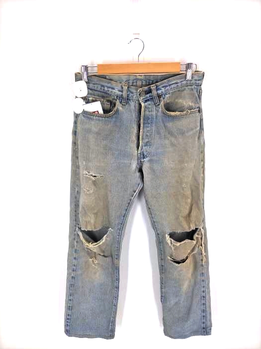 Levis(リーバイス) 1981年製 66後期 501 赤耳 ボタン裏524 旧6工場製 ボタンフライデニム メンズ パンツ