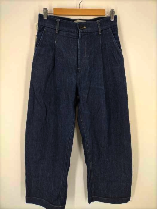 STUDIO NICHOLSON（スタジオニコルソン） WASHED DENIM VOLUME PANT 1タックワイドデニム メンズ パンツ
