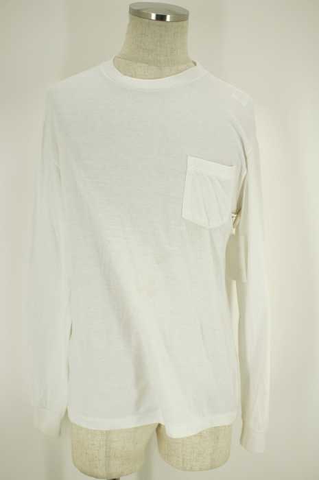 AURALEE (オーラリー) クルーネックポケットロングTシャツ メンズ トップス