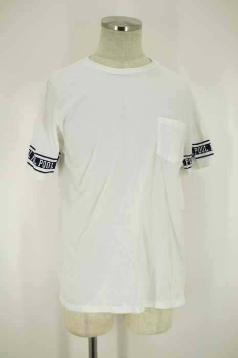 the POOL aoyama （ザプールアオヤマ） 袖ロゴTシャツ メンズ トップス