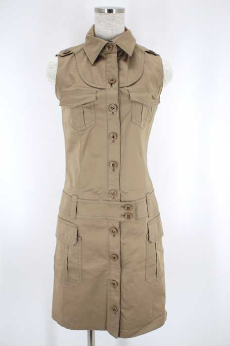 BURBERRY BLUE LABEL （バーバリーブルーレーベル） ノースリーブボタンワンピース レディース アウター