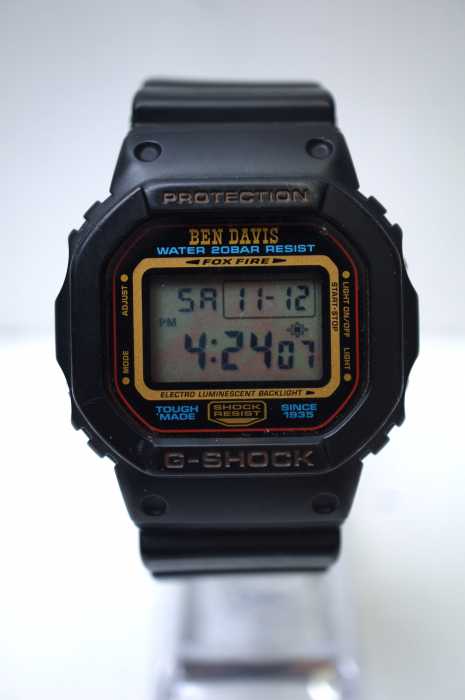 【美品】 G-SHOCK BEN DAVIS DW-5600VT 腕時計 動作品 G-SHOCK × BEN DAVIS（ジーショック × ベンデイビス） DW-5600VT