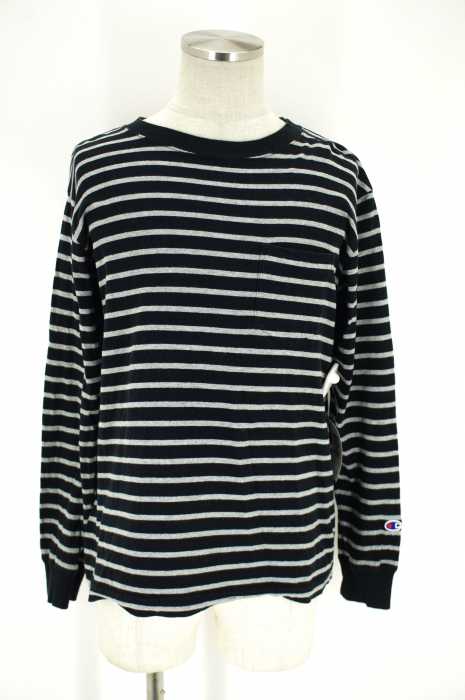 Champion （チャンピオン） ボーダーカットソー メンズ トップス