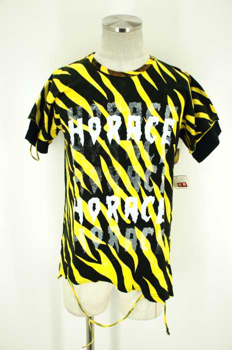 HORACE （ホレース） プリント裾カットTシャツ メンズ トップス