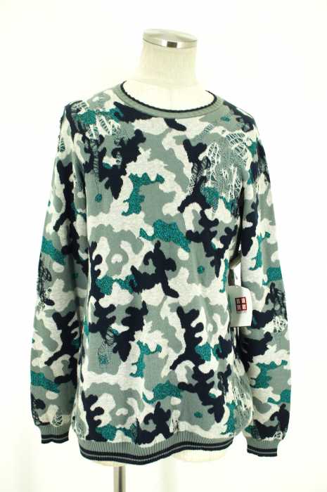 MIHARA YASUHIRO （ミハラヤスヒロ） 12SS カモフラージュ柄コットンニット メンズ トップス