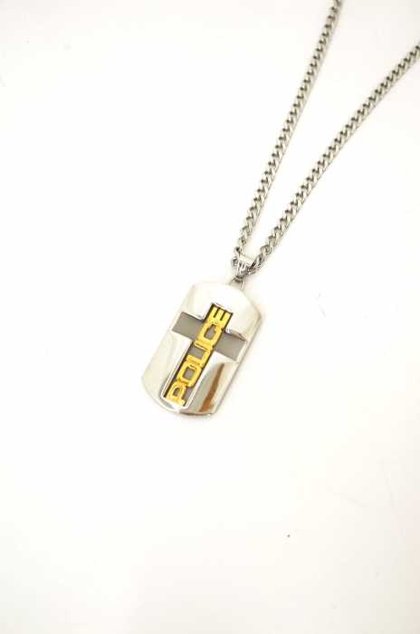 POLICE （ポリス） ステンレス　プレートネックレス メンズ アクセサリー