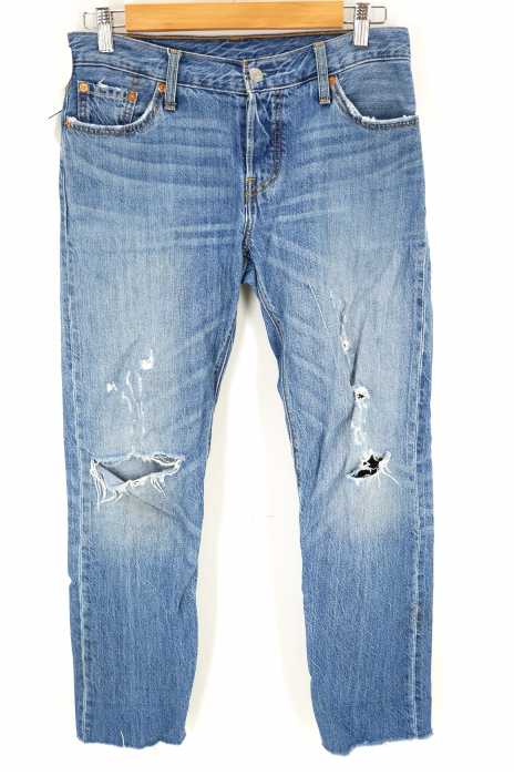 Levi S リーバイス 501ct ボタンフライ カスタム テーパード レディース パンツ ブランド古着買取販売バズストア