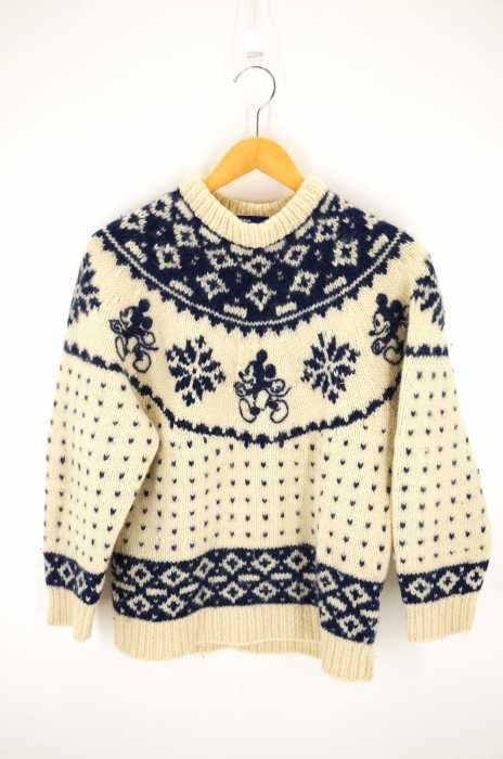 Disney ディズニー ノルディックセーター ニット レディース トップス ブランド古着買取販売バズストア