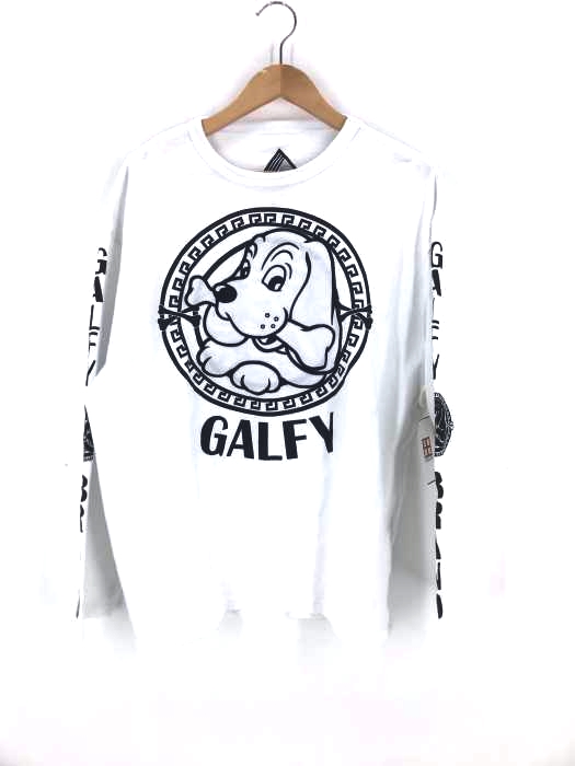 GALFY（ガルフィー） フロント刺繍ロングスリーブTシャツ メンズ トップス