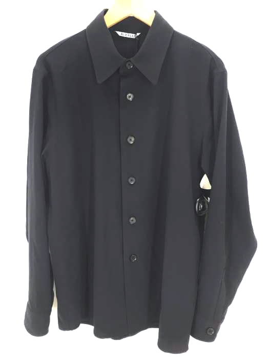 AURALEE(オーラリー) HARD TWIST WOOL DOBBY SHIRTS メンズ AURALEE(オーラリー) HARD TWIST WOOL DOBBY SHIRTS メンズ