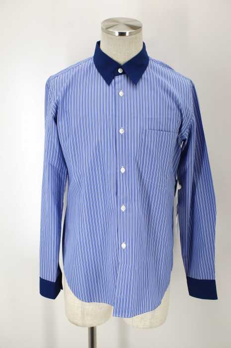 COMME des GARCONS HOMME DEUX (コムデギャルソンオムドゥ ) AD2015 ストライプシャツ メンズ トップス