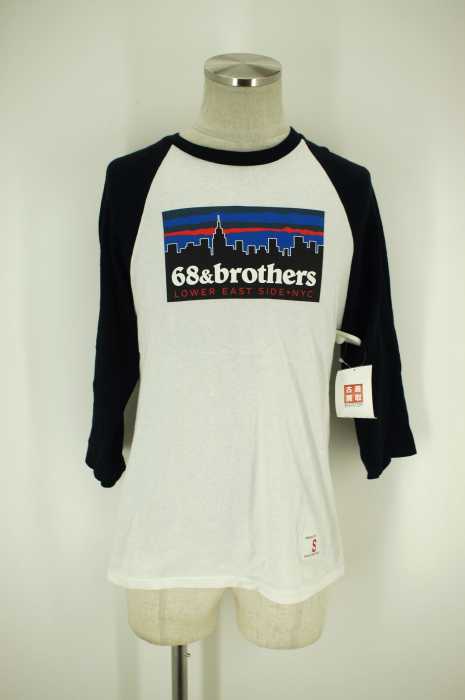 68&brothers （シックスティエイトアンドブラザーズ） 7分袖ラグランTシャツ メンズ トップス