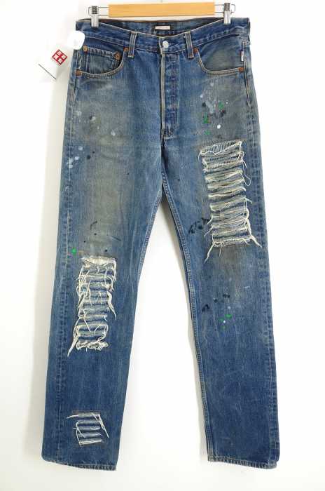 Levi's（リーバイス） 90年代 クラッシュリペアデニムパンツ メンズ パンツ