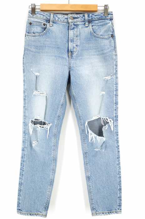SLY JEANS (スライジーンズ) クラッシュ ダメージ加工 レディース パンツ