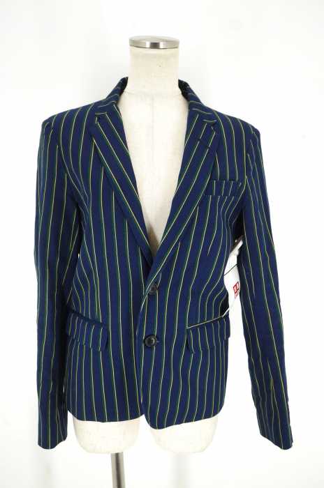 EFFECTEN（エフェクテン） Teddy Boy jaket 2Bストライプジャケット レディース アウター