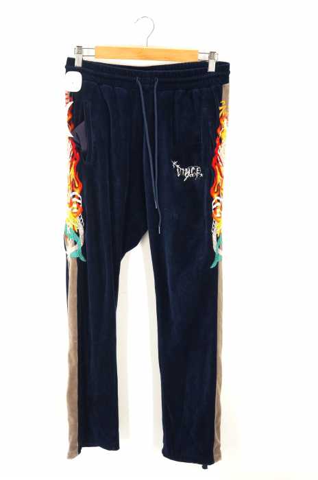 doublet（ダブレット） CHAOS EMBROIDERY TRACK PANTS サイド刺繍トラックパンツ メンズ パンツ