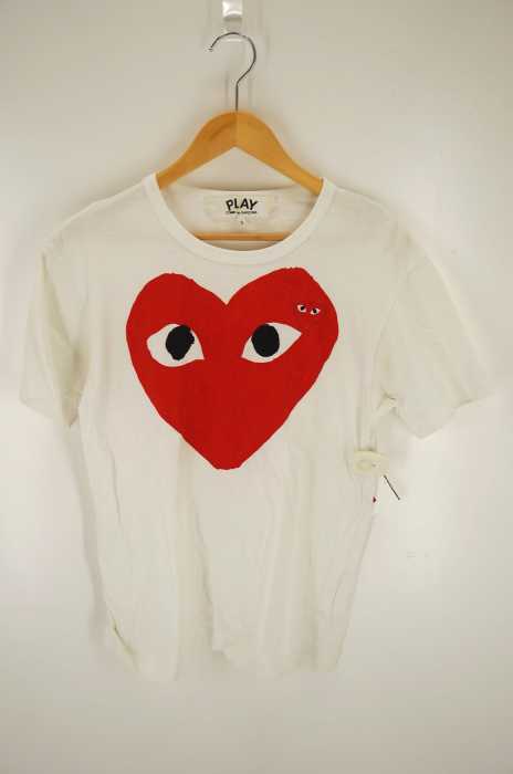 PLAY COMME des GARCONS （プレイコムデギャルソン） プリントハートワッペンTシャツ メンズ トップス