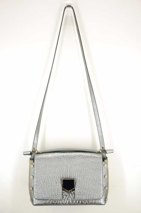 JIMMYCHOO（ジミーチュウ） LOCKETT 2WAYシボ革バンドバッグ ショルダーバッグ レディース バッグ