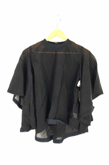 G.V.G.V. (ジーヴィジーヴィ) SHEER JERSEY FLARED TOP レディース トップス
