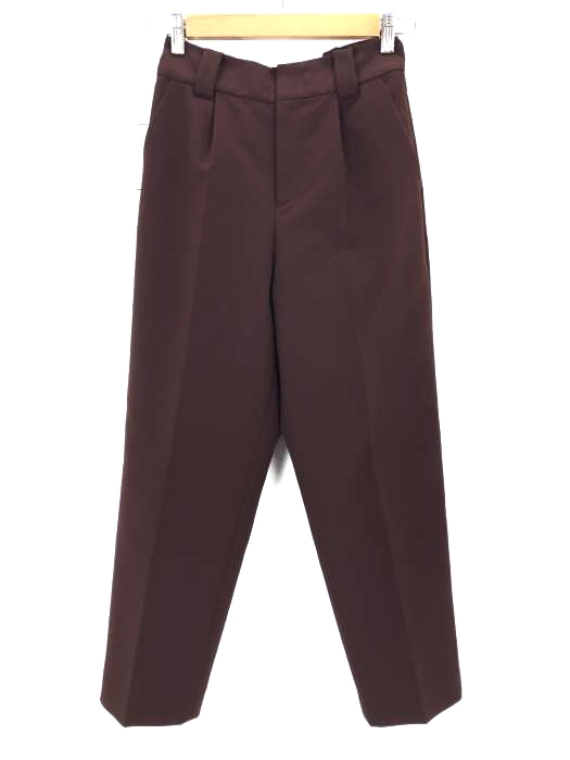 UNITED ARROWS green label relaxing（ユナイテッドアローズグリーンレーベルリラクシング） ダブルクロス バックゴム テーパードパンツ レディース パンツ