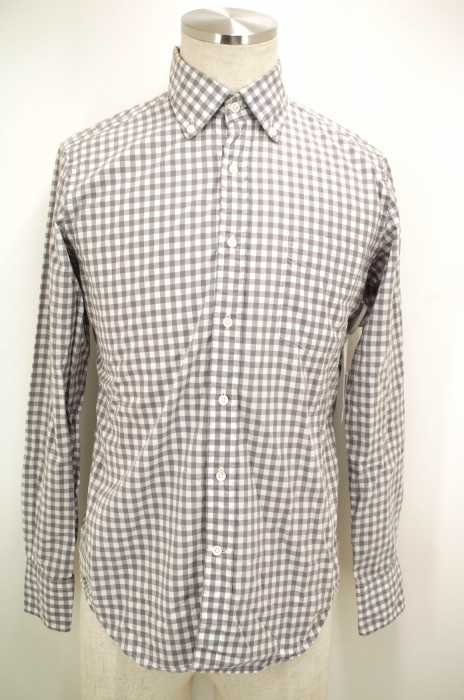 UNITED ARROWS green label relaxing （ユナイテッドアローズグリーンレーベルリラクシング） GIZA ギンガムチェックボタンダウンシャツ メンズ トップス