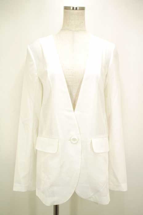 CECIL McBEE （セシルマクビー） 1Bノーカラーテーラードジャケット レディース アウター