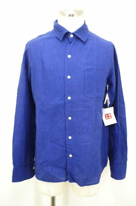 GLOBAL WORK （グローバルワーク） FRENCH LINEN フレンチリネンボタンシャツ メンズ トップス