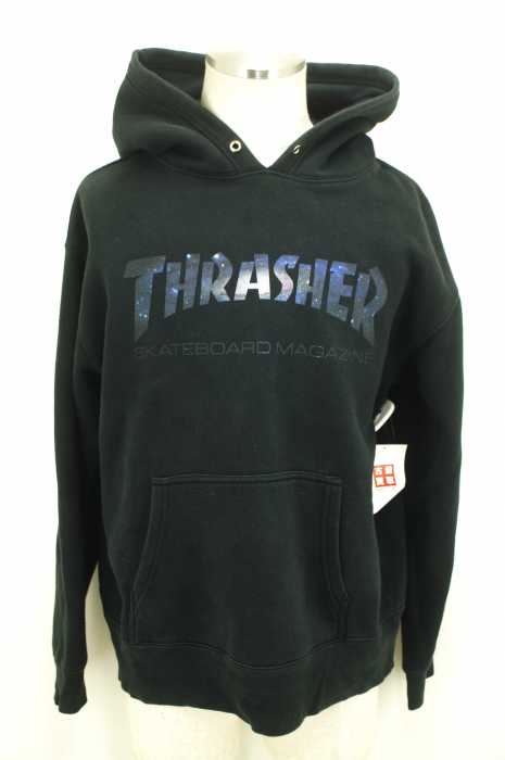 THRASHER （スラッシャー） ロゴプリントプルオーバーパーカー メンズ トップス