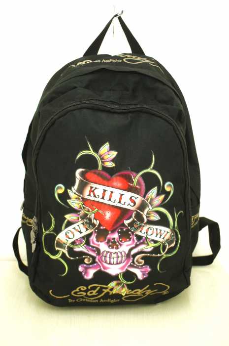 Ed Hardy （エドハーディー） プリント リュックサック レディース バッグ