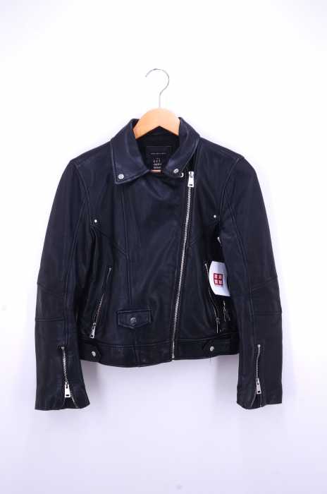 ZARA TRF (ザラティーラールエフ) フェイクレザー ジャケット レディース アウター